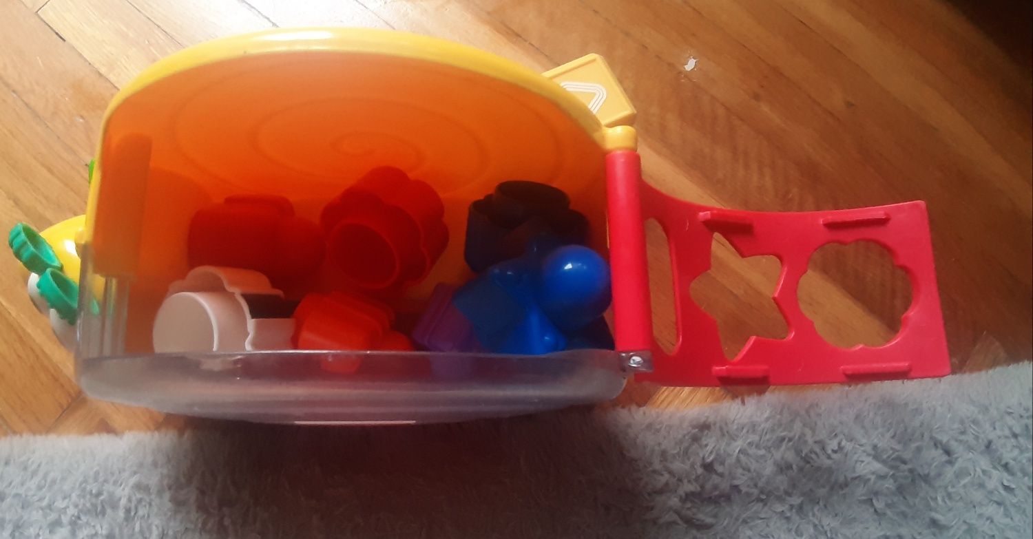 Ślimak z Fisher Price + klocki sensoryczne