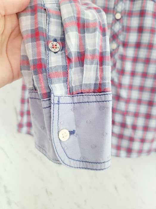 Koszula 36 S w kratę styl kowbojski cowboy