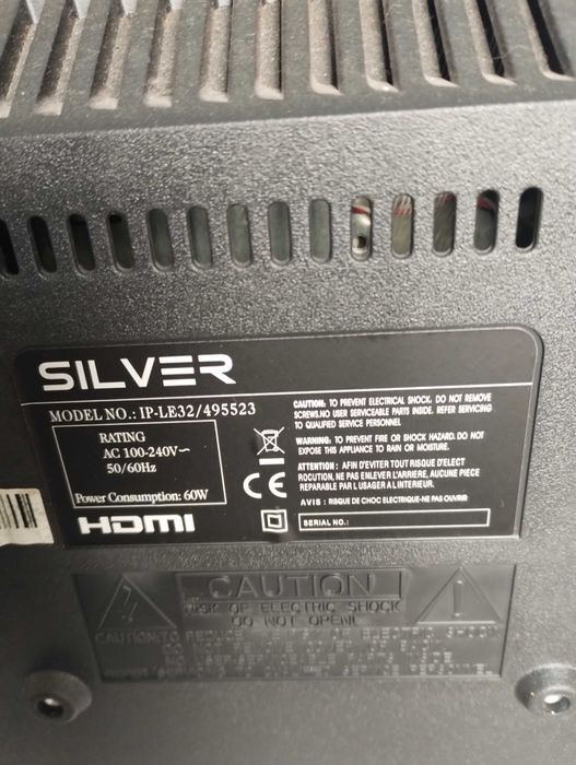 TV SILVER HD 32'  Modelo IP LE32/495523 Muito nova.