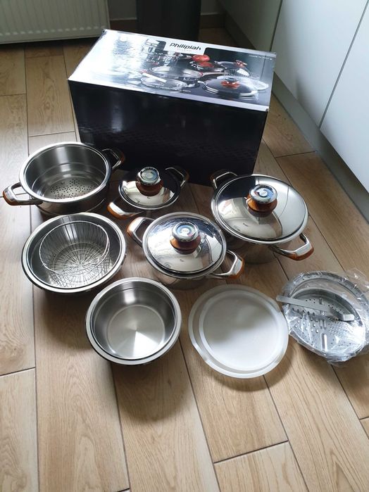 Komplet garnków Philipiak Milano + gratis