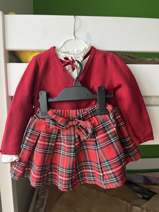 Набір новорічний, святковий, новий рік,комплект,спідничка червона,соро