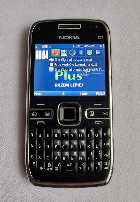 Nokia E72 - z pudełkiem (box) dystrubucja pl Plus GSM (nawigacja NAVI)