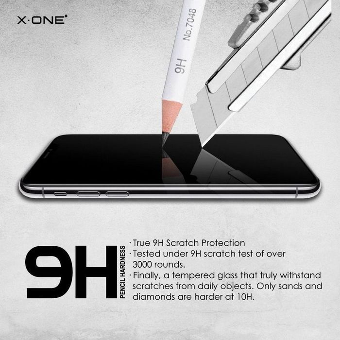 Szkło hartowane X-ONE 3D - do iPhone Xs/11 Pro czarny
