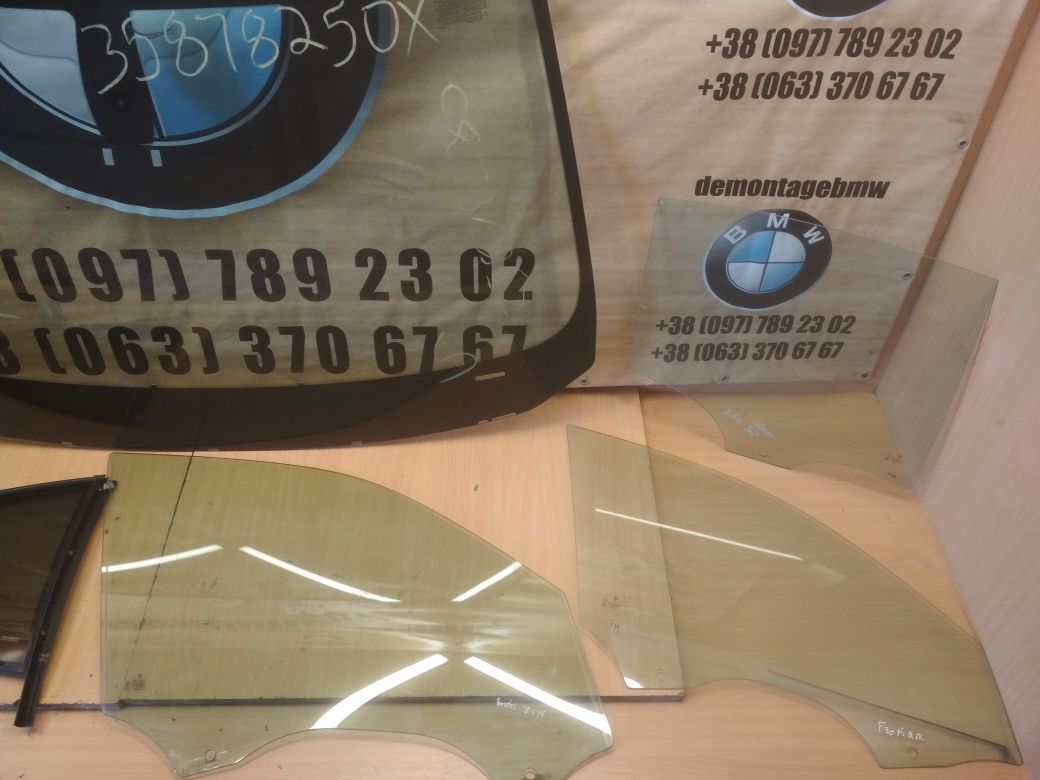 Скло лобове BMW X5 E70 F10 F30 стекло заднє бокове БМВ X5 Е70 Ф10 Ф30