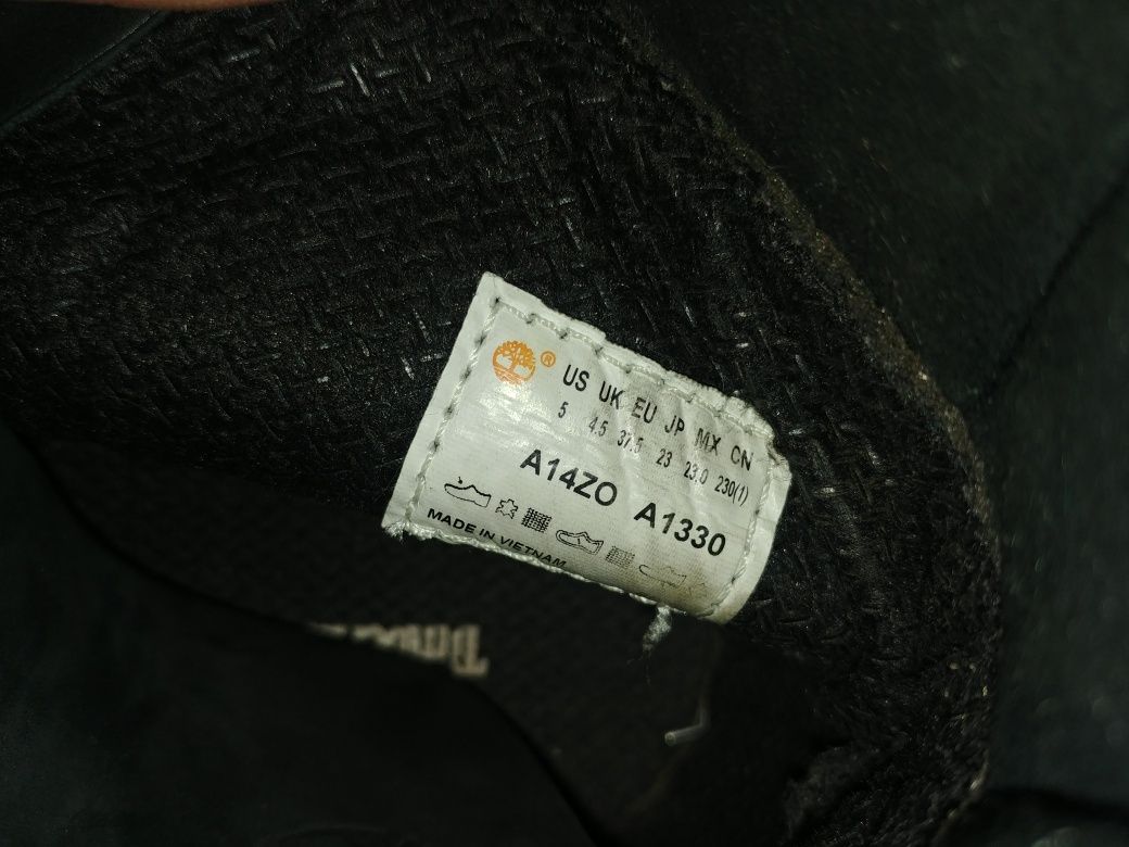 Czarne Buty Timberland 6 IN PREMIUM WP BOOT trapery glany zimowe