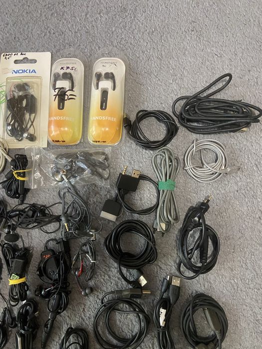 Наушники, USB шнуры