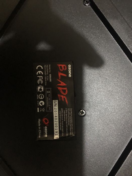 Teclado gaming usado ozone blade