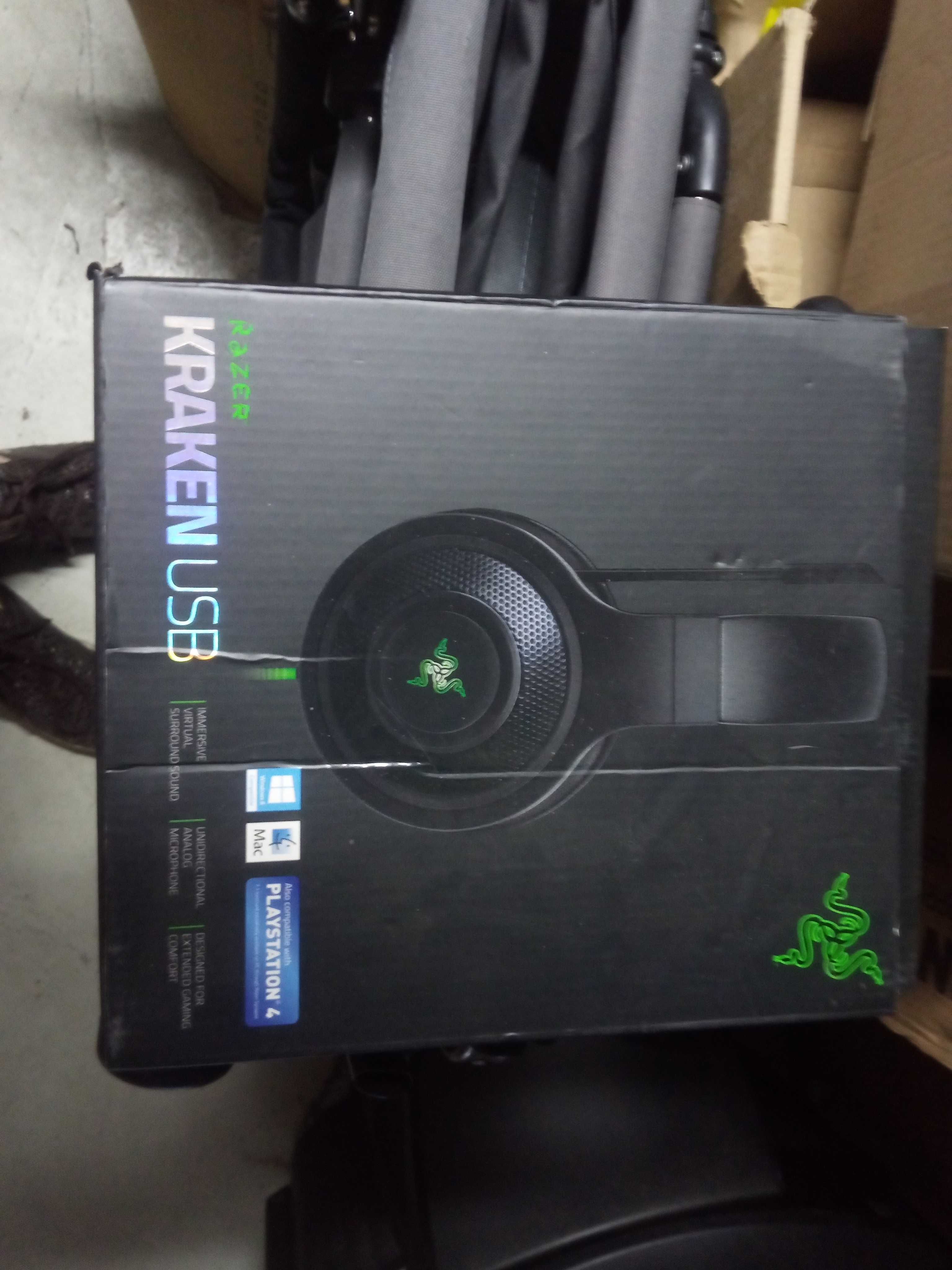 słuchawki gamingowe razer kraker usb