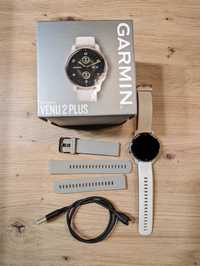 Zegarek Garmin VENU 2 Plus White + Cream Gold