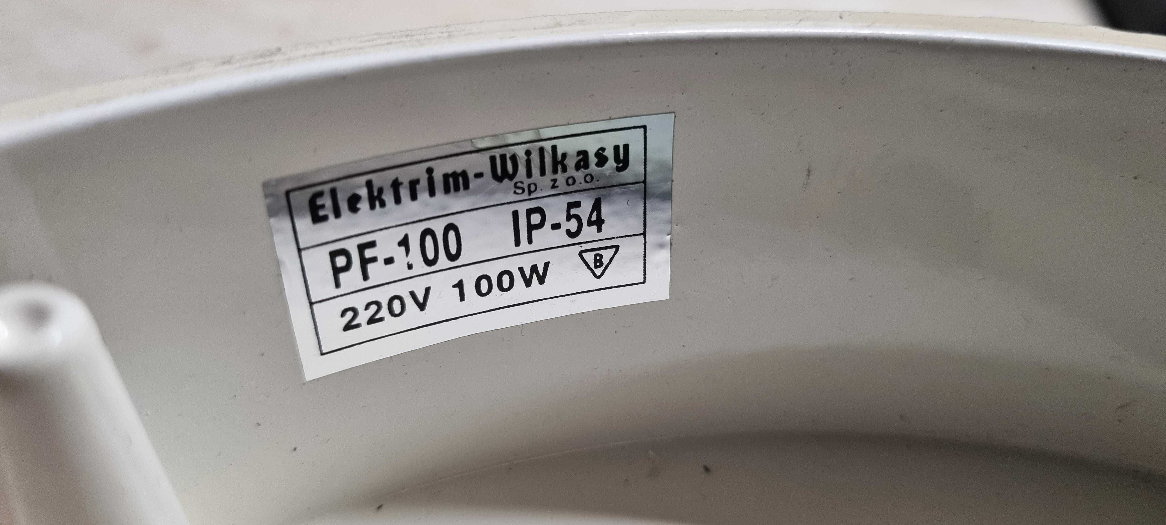 Lampa okrągła PF-100 szklany klosz IP-54 nowa