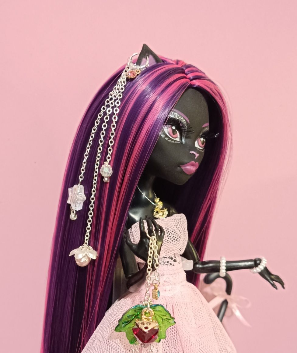 Kolczyki dla lalki Monster high . Handmade.