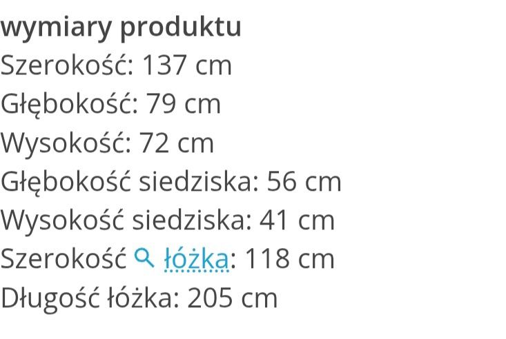 Ikea sofa Solsta z funkcją spania szara