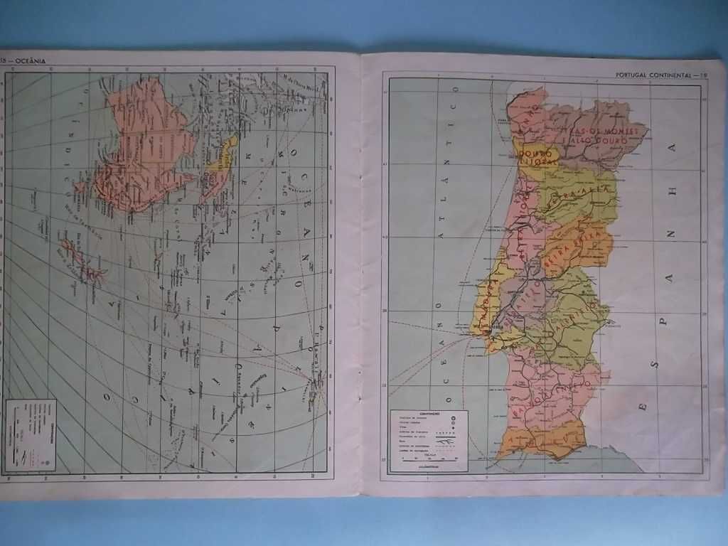 Atlas do Mundo (1965) - Económico e Político - J. R. Silva