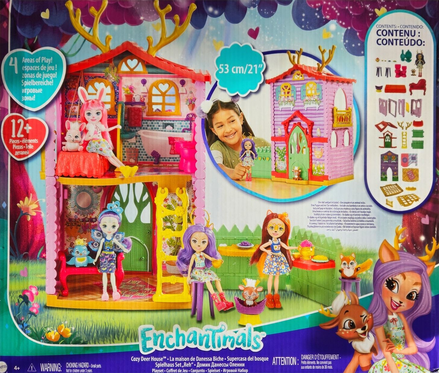 Novo - Enchantimals - Danessa Deer casa veados