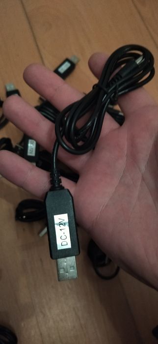 USB преобразователь 5В на 12В, кабель питания для роутера/модем