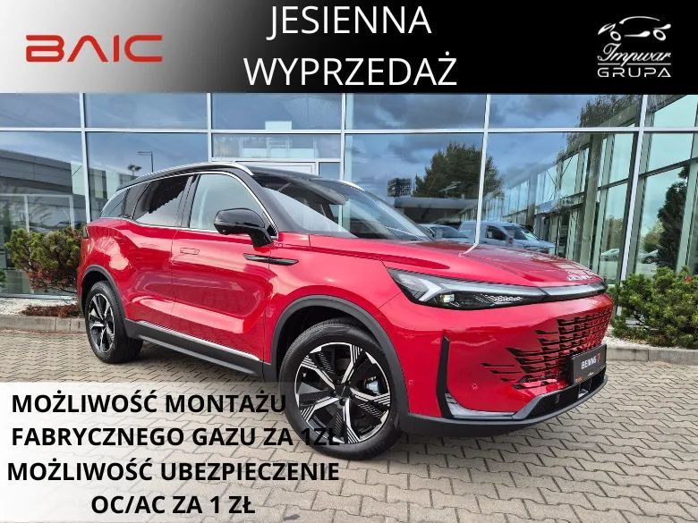 BAIC 7 Kamery 360 / Masaże i Wentylacja Foteli / el. Klapa / Szyberdach