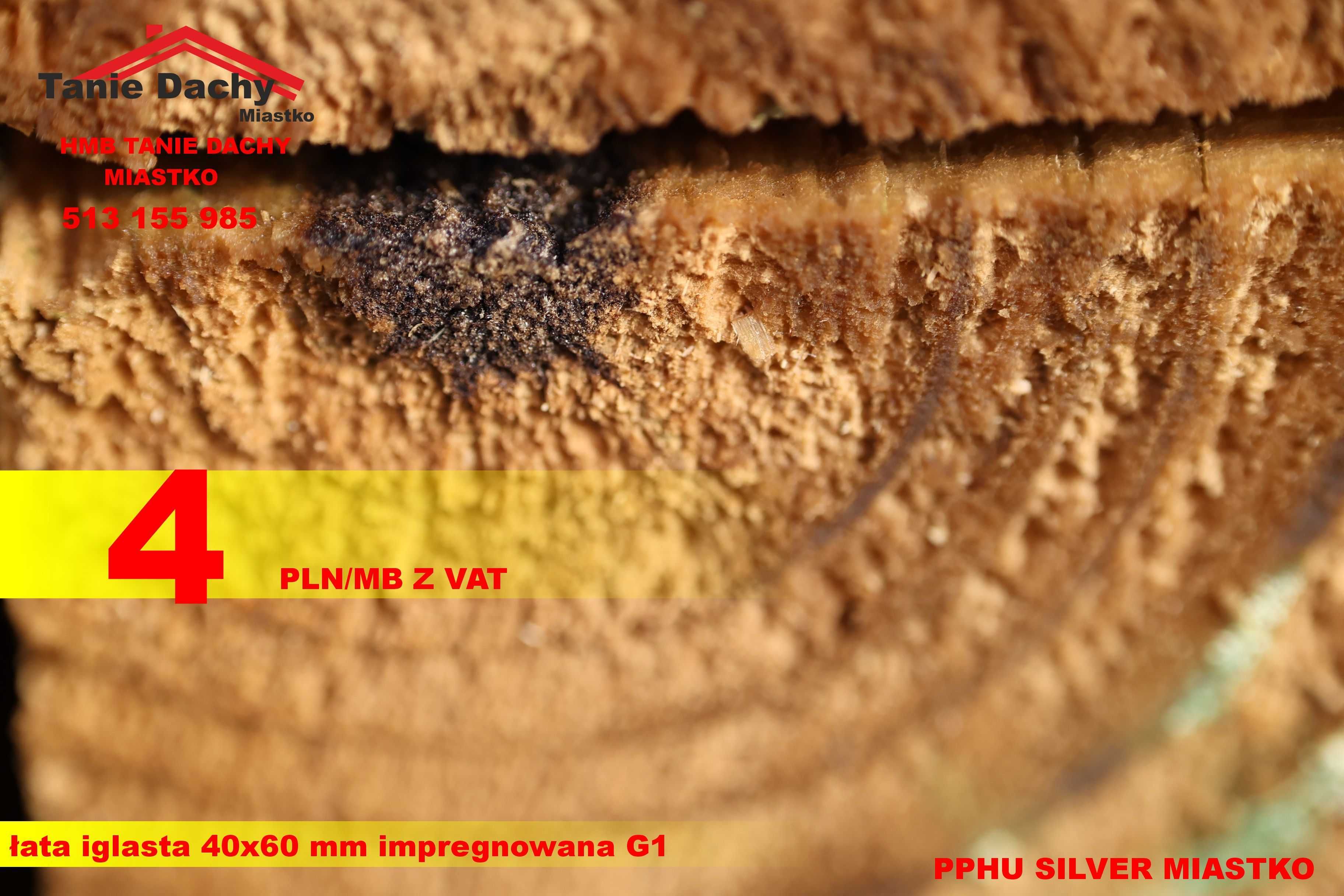 łata tarcica impregnowana