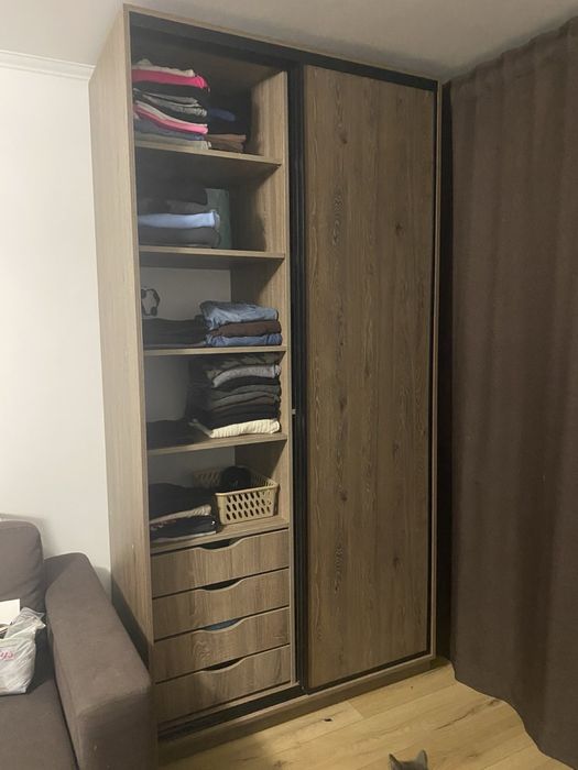 Шафа купе шафа одягова для одягу розсувна система розсувні двері