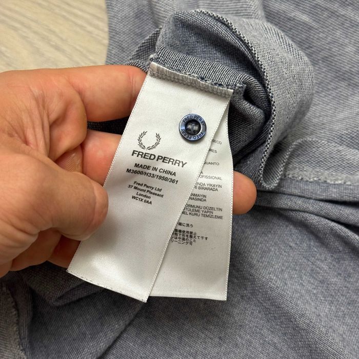 Люксова Якісна Футболка поло Фред Перрі Fred Perry Cotton, розмір XXL