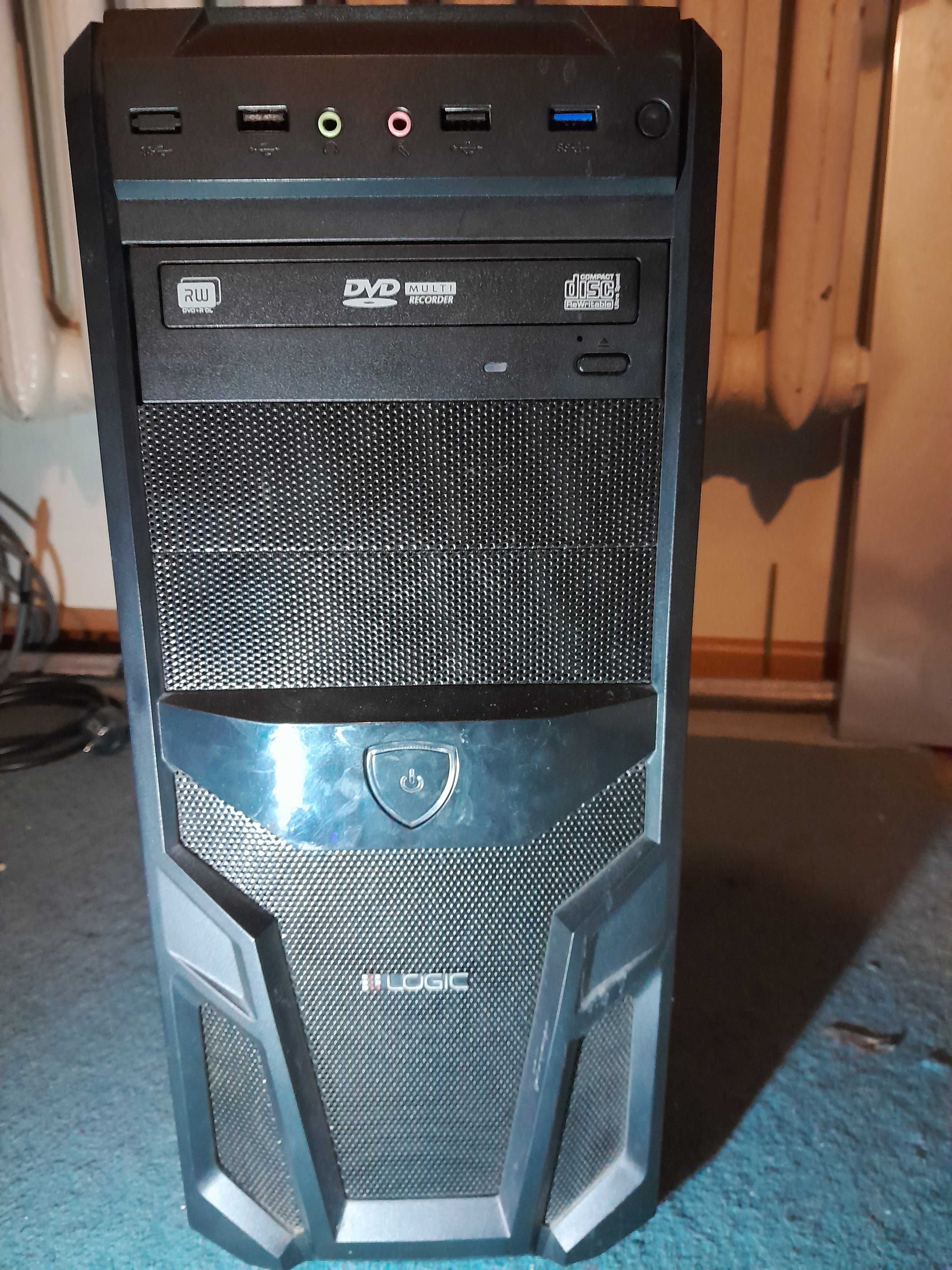 Komputer i3-8100, 32GB RAM DDR4, MSI GeForce 1060 6GB, 2 dyski SSD