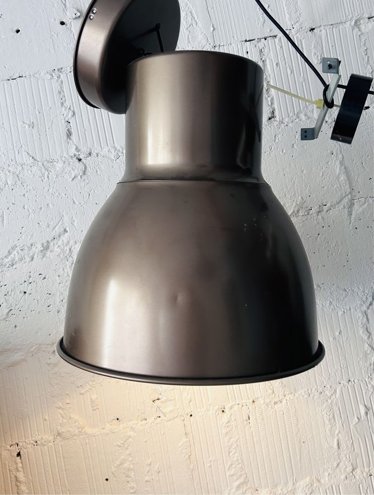 Klosz lampa Ikea Hektar 47 cm brązowa