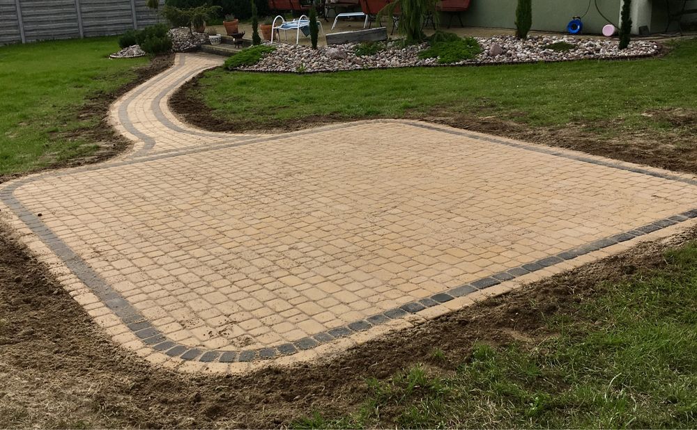 Układanie kostki brukowej układanie yomb