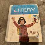 Litery 1978 bauka czytania jak elementarz stara książka