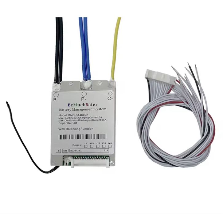 Плата BMS 13s 48v 35a с балансировкой