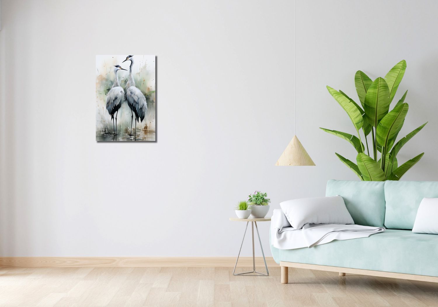 Obraz 40x60cm Tańczące Czaple