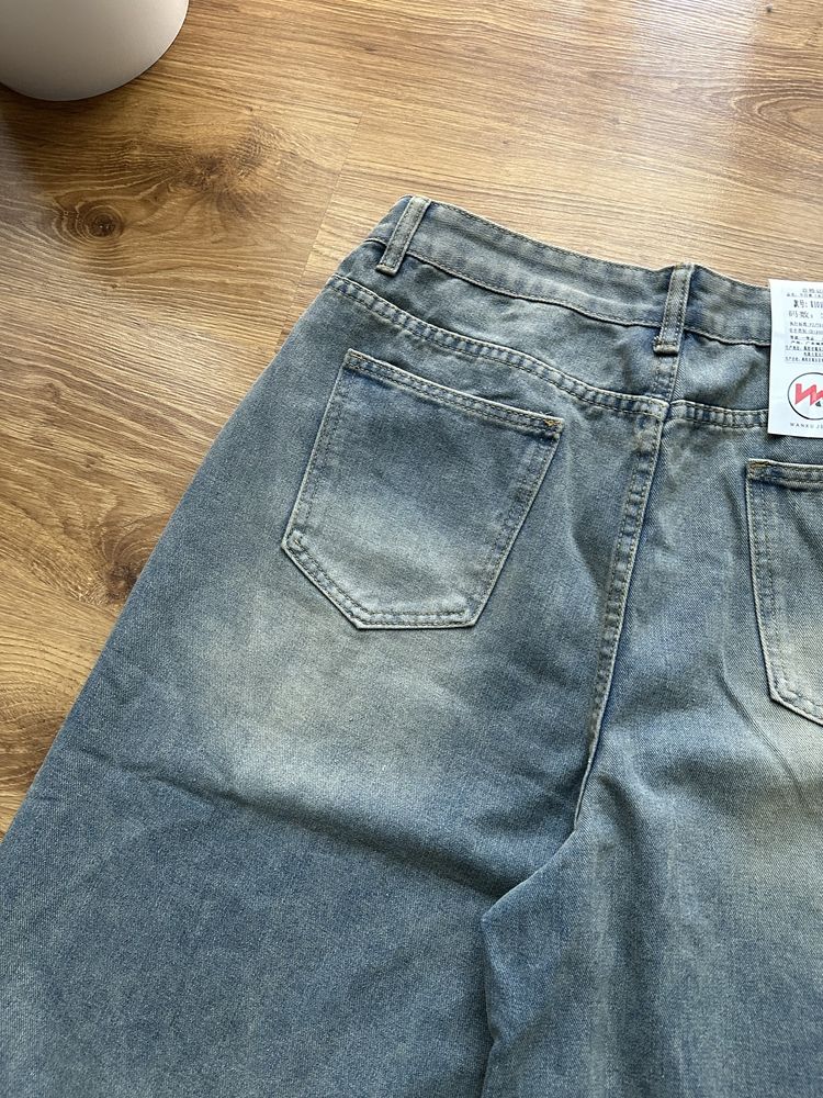 Baggy opium shorts Широкі джинсові шорти washed jaded bershka sk8 реп
