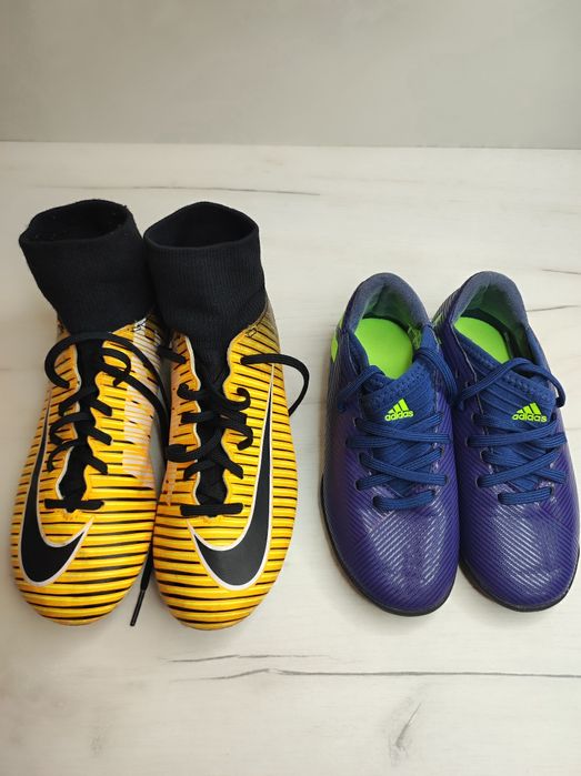 Продам Бутси Nike 34р, Adidas -30р