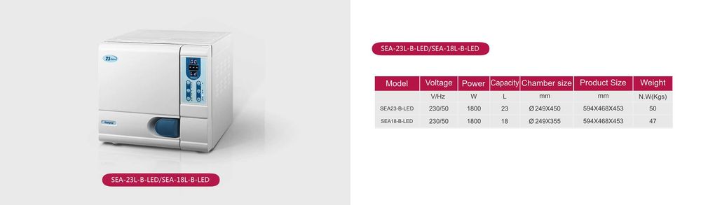Autoclave Runyes 18 Lt- Classe B