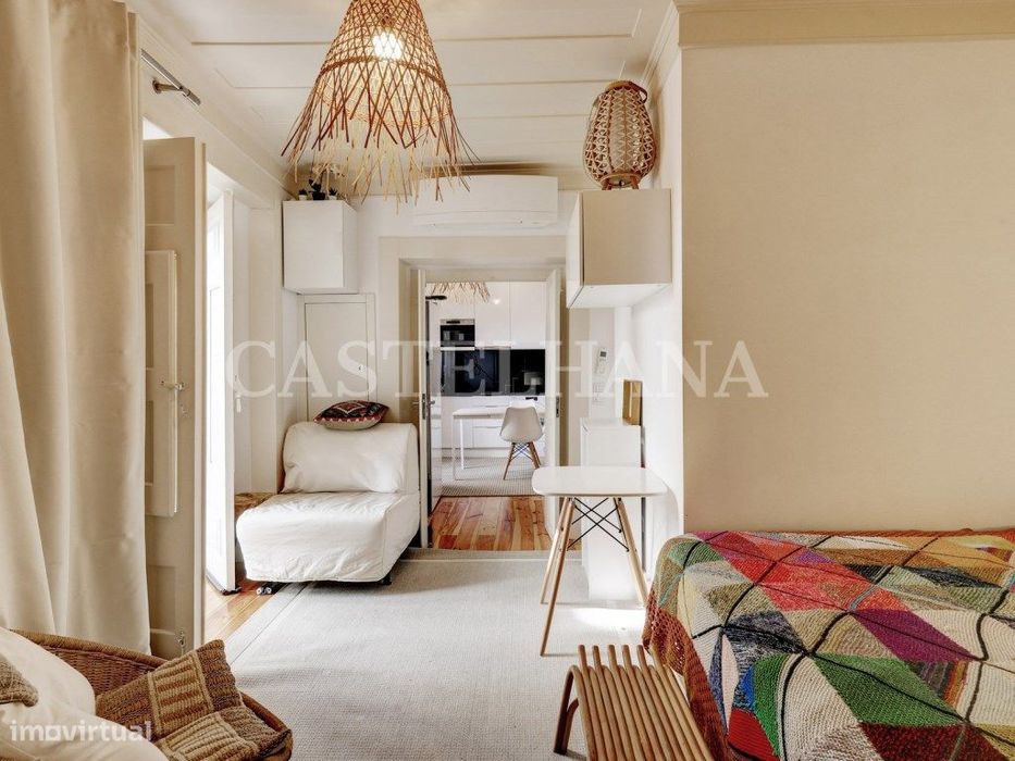 Estúdio com 35 m2, junto ao centro histórico de Lisboa