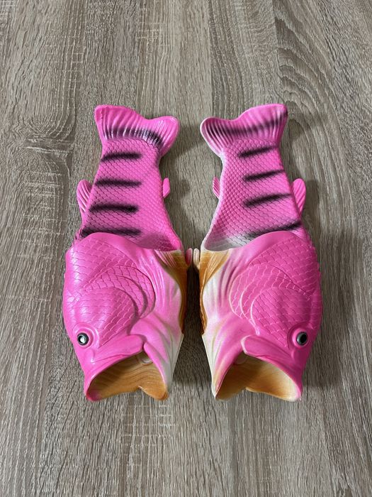 Тапки у вигляді Риб, гумові тапки Риби, шльопанці Риби