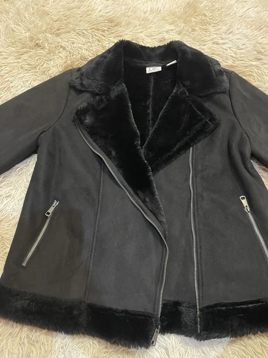 Дублянка дульонка авіатор шуба чорна