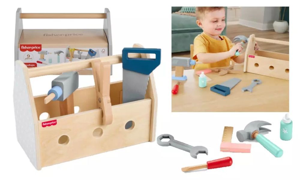 Fisher-Price. HYG50 Wood. Mały majsterkowicz. Fisher Price