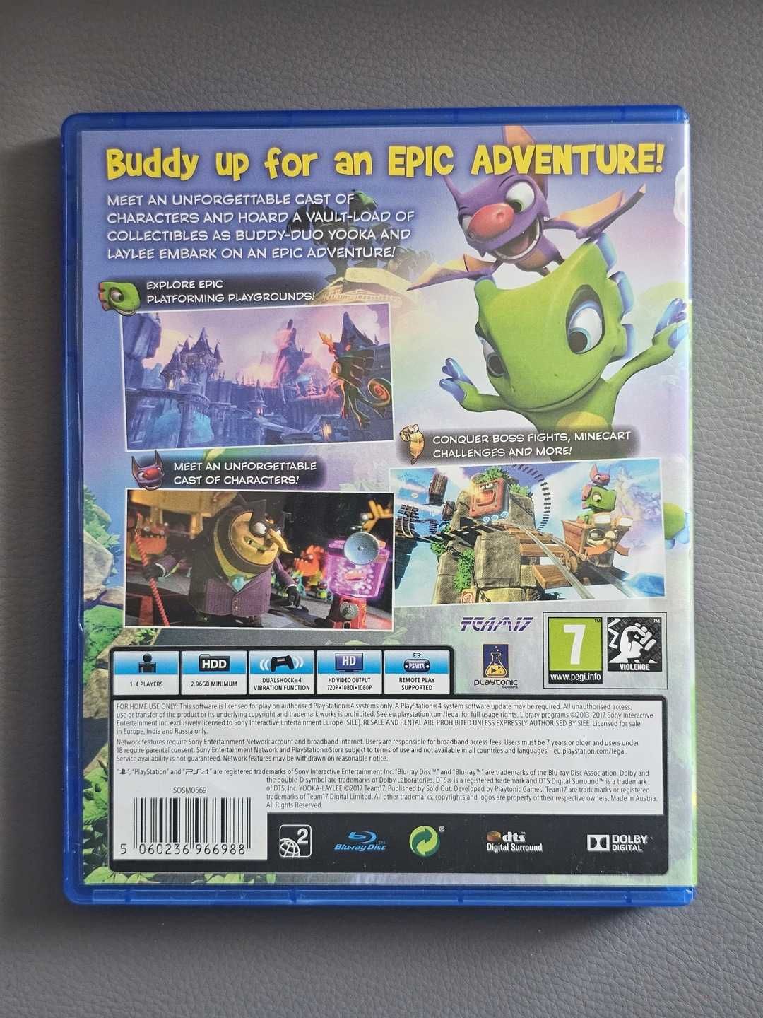 Yooka-Laylee | GRA PS4 | PlayStation 4 | ENG