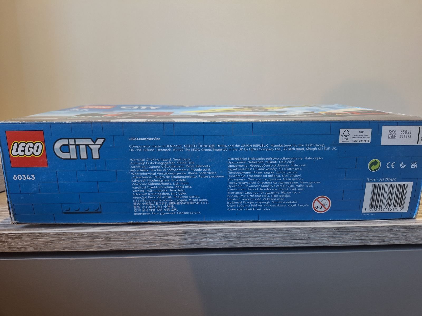 LEGO 60343 Lego City перевезення рятувального гелікоптера