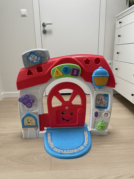 Bramka z drzwiami, domek Fisher Price