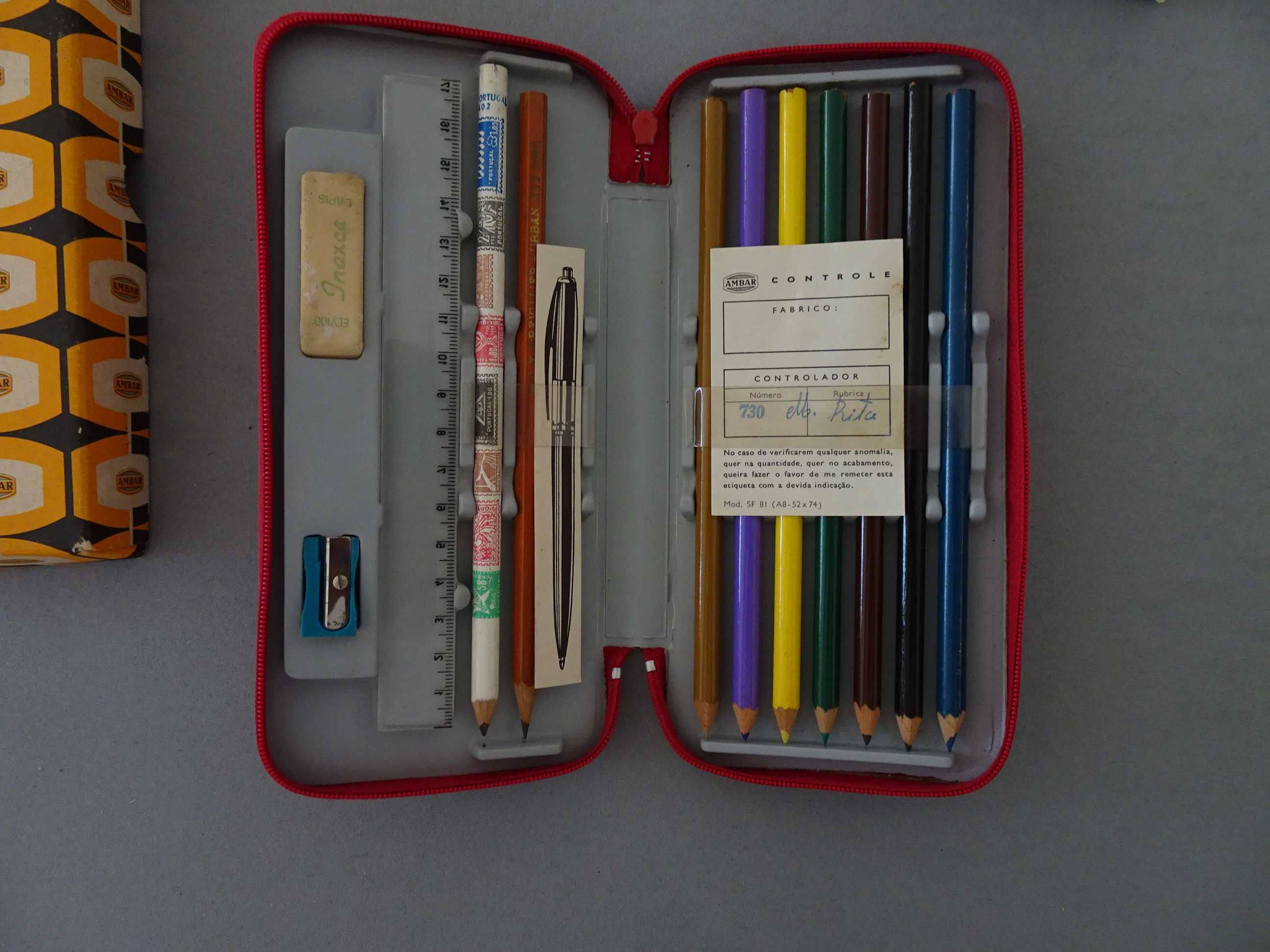 Antigo Estojo escolar novo Misha Jogos Olímpicos 1980