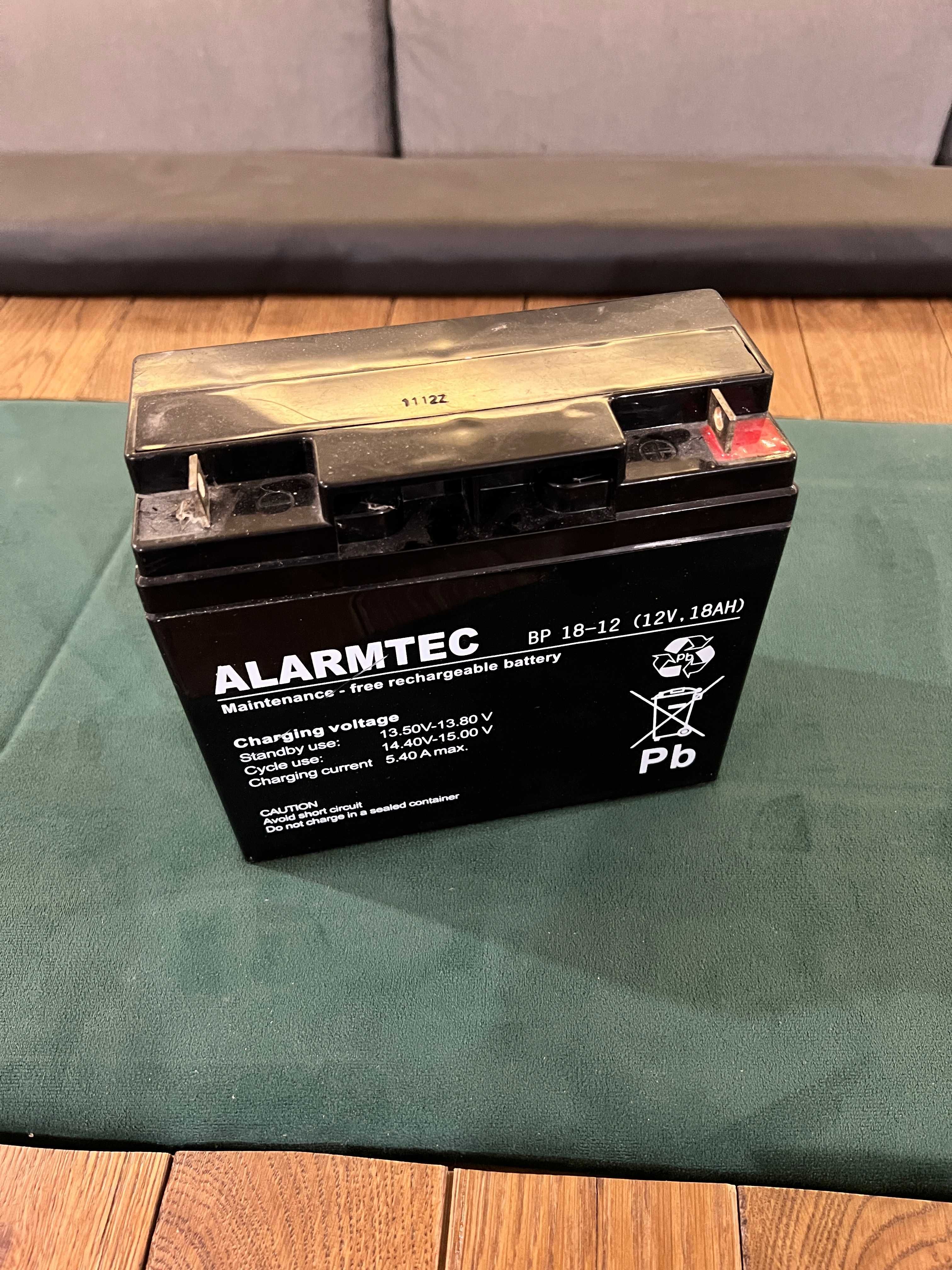 Akumulator ALARMTEC BP 18-12 (12V 18Ah) do alarmów SATEL