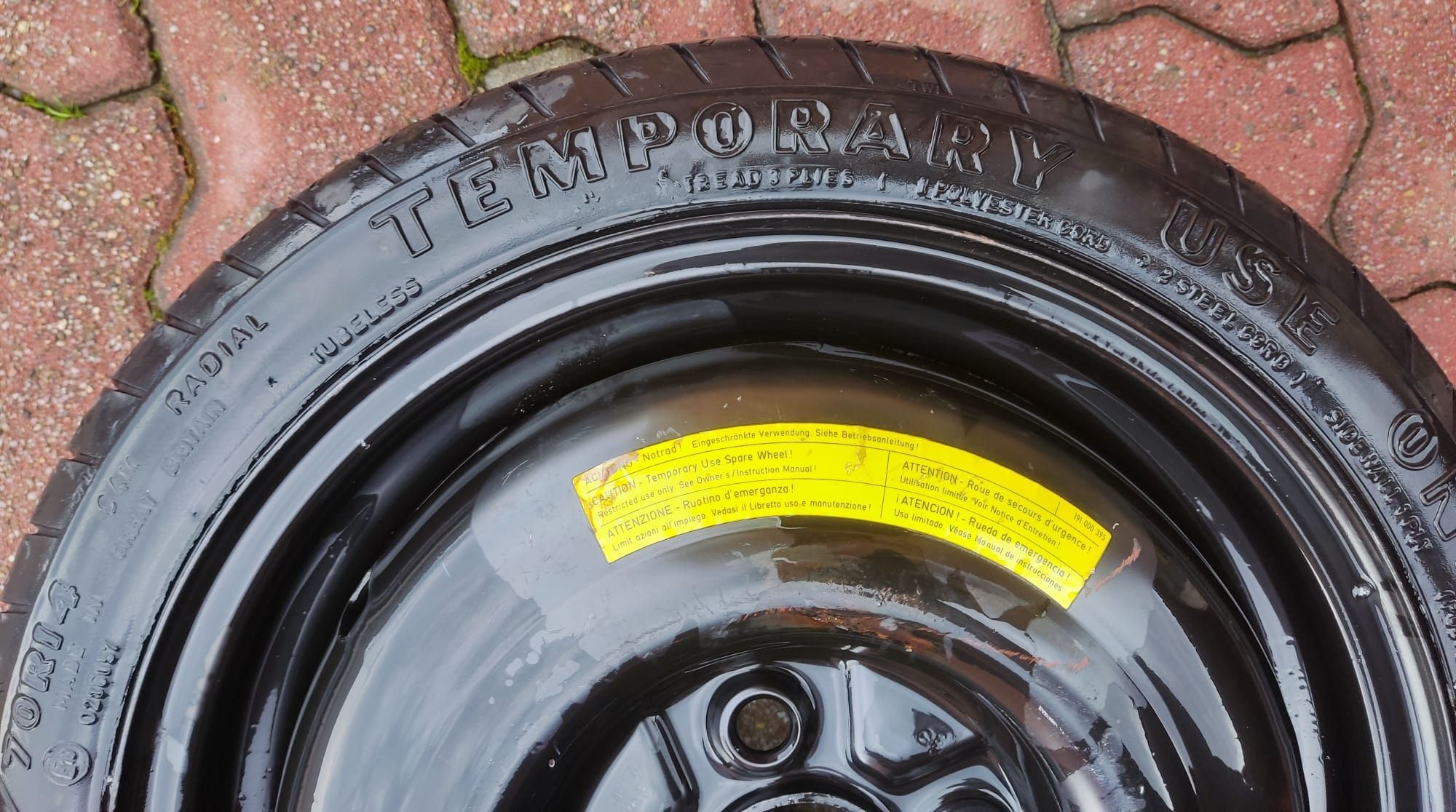 Koło dojazdowe T105/70 R14
