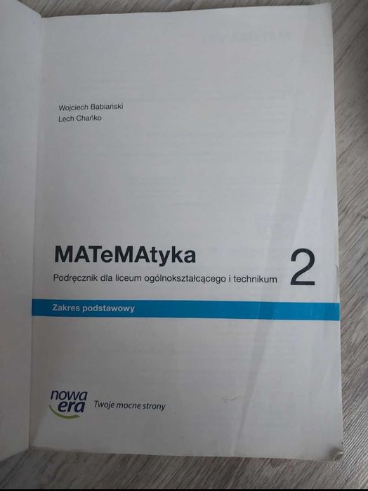 Podręcznik do matematyki 2