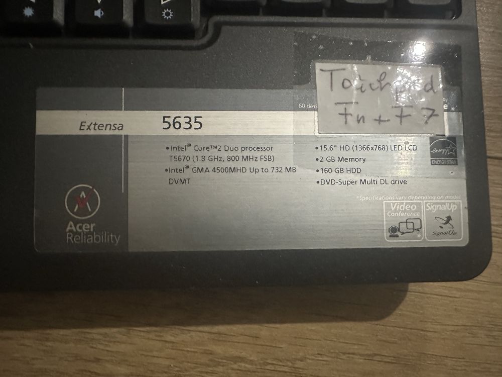 Laptop Acer Aspire 5710G-101G16