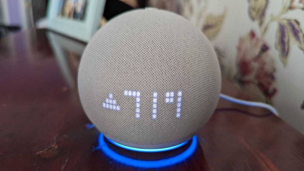 Alexa Echo Dot 5ª Geração RELOGIO Touch coluna NOVO e SELADO