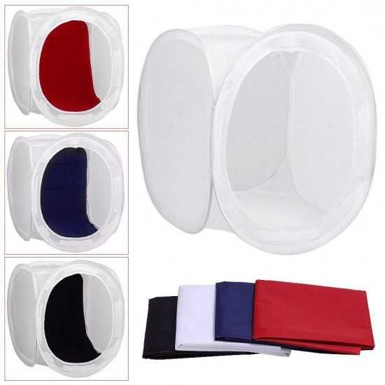 Estúdio de fotografia 80x80 - Tenda softbox [ Inclui saco e 4 cores ]