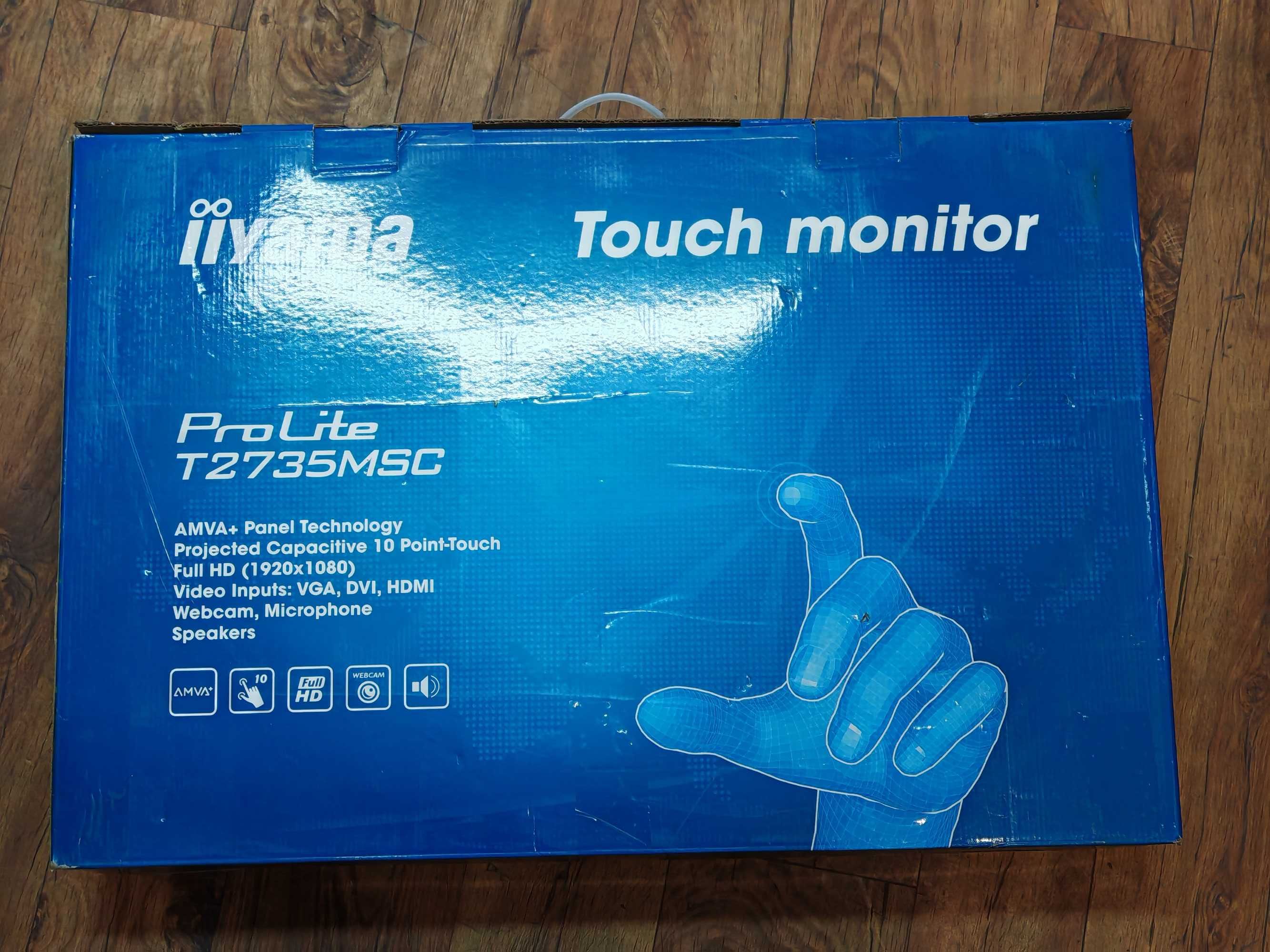 Profesjonalny monitor full HD z dotykiem iiyama T2735MSC 27 cali dotyk