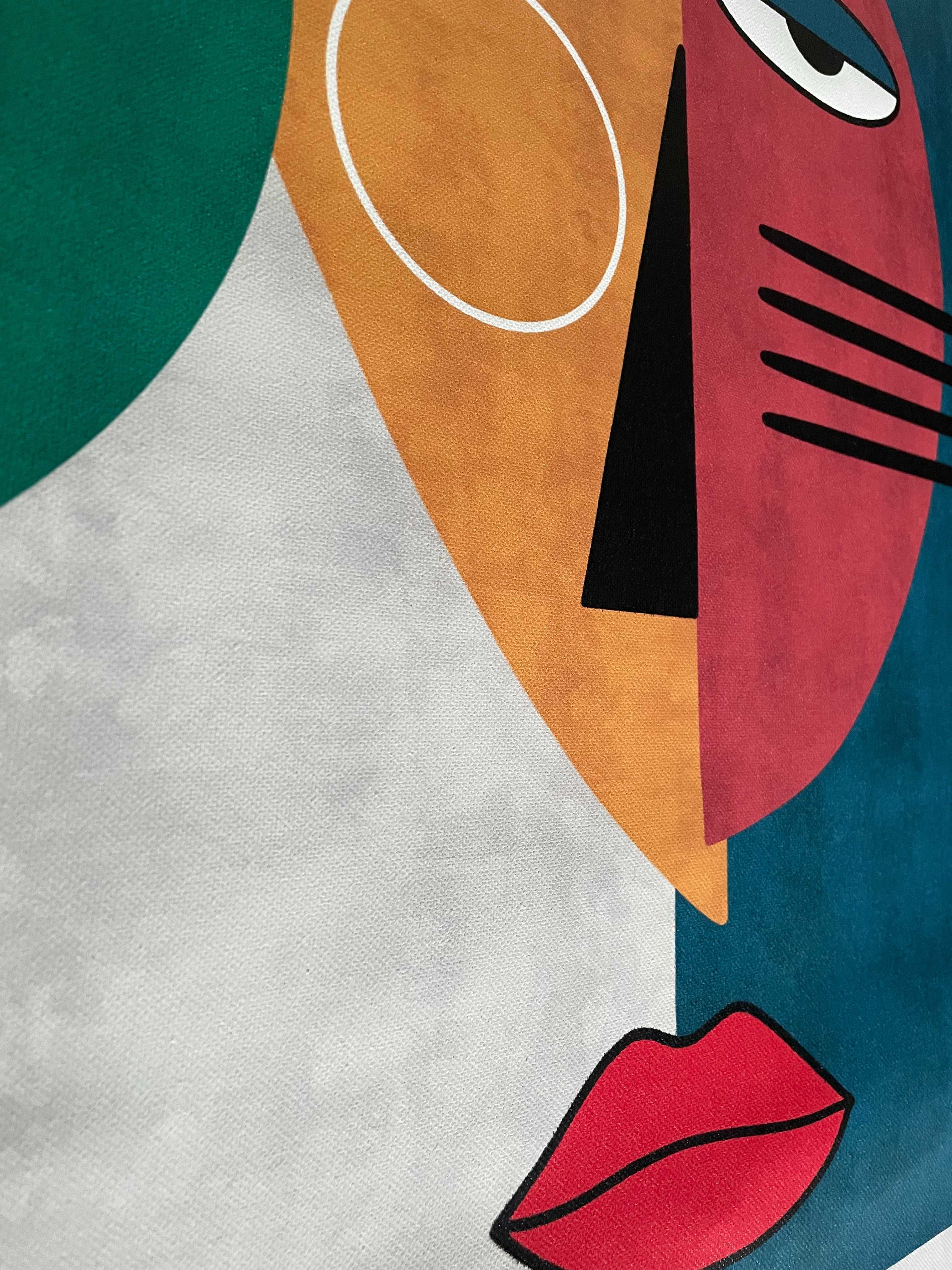 Plakat 50x70 Abstrakcja na płótnie