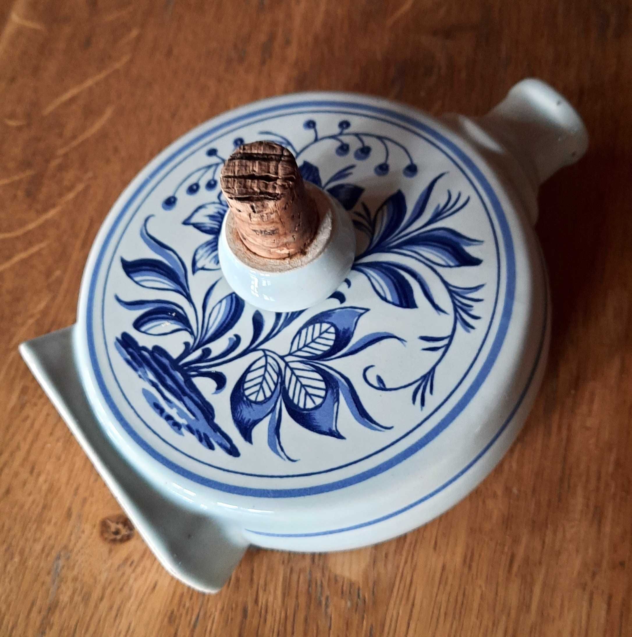 Karafka porcelanowa antałek piersiówka Ulmer Keramik