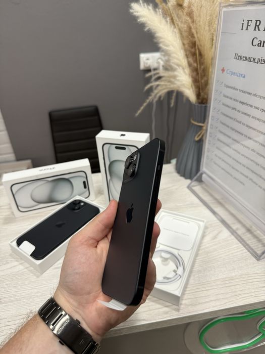 New open/box iphone 15 black 128gb black